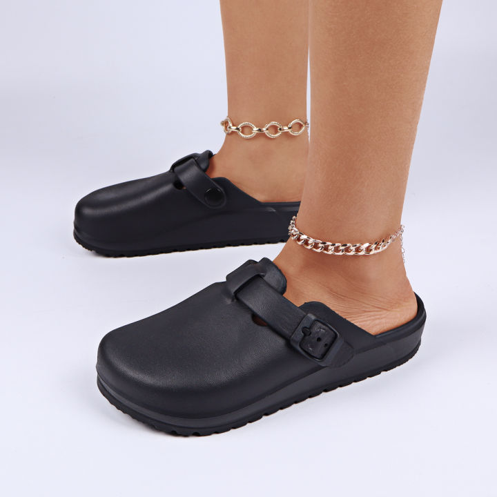 House%20Slippers%20Adjustable%20Buckle%20EVA%20Women's%20Slippers%20Lightweight%20Closed%20Toe%20Indoor%20Slides%20Soft%20Sole%20Platform%20Sandals%20-%20Image%204
