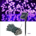 8Colors Outdoor Solar Light Garden Warm/Purple/RGB LED Strip String Fairy Lights Solar Lamp Waterproof Garland Christmas Decor. 