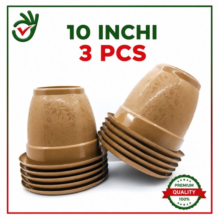 Stylish%20Addition%20-%2010"%20inch%20plastic%20flower%20tub%203%20picas.%20Brown%20color%20esha%20flower%20tub%20/%20planters%20/%20fuler%20tob.%20-%20Modern%20-%20Choice%20Expression%20-%20Image%205