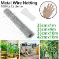 Metal Wire Netting Chicken Rabbit Poultry Fence Netting Crop Protection Net Hexagonal Galvanized Mesh for Garden Courtyard Farm. 