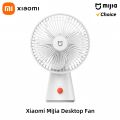 XIAOMI Mijia Portable Desk Fan USB Rechargeable Handheld Mini Electric Fans Cordless Air Cooling Small Fan 4 Gears Speed. 