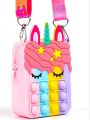 pop it purse unicorn Pop it bag for girls fidget popit relieve gift. 