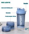 500ML 3-layer Sports Water Protein Powder Shaker Bottle Outdoor Travel Portable Leakproof Drinkware Plastic Drink BPA Free. 
