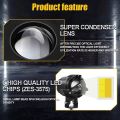 HJG Mercedes Style Projector Fog Lights for all Bikes, Cars - Jeep 2 Pcs Set. 