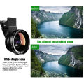 Phone Lens Kit 0.45x Super Wide Angle & 12.5x Macro Micro Lens HD Camera Lentes for iPhone    Cellphones clip on. 