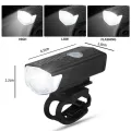 USB Rechargeable Bike Light Set Front Light with Taillight Easy to Install 3 Modes Bicycle Accessories for the Bicycle. 