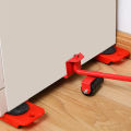 Furniture Moving Transport Roller Set Removal Lifting Moving Tool Set Wheel Bar Mover Moving Heavy Stuffs Device Hand Tool. 