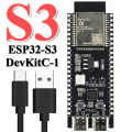 ESP32-S3-DevKitC-1 Development Board BT 2.4G Wifi Module for Arduino 8MB PSRAM 16MB FLASH N16R8 44Pin CP2102 Type-C ESP32S3.