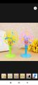 Mini toy fan floor standing for kids play. 
