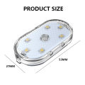 1/2/4Pcs LED Touch Light Mini Car Interior Lighting USB Rechargeable Auto Roof Ceiling Reading Lamps Atmosphere Decoration Lamp. 