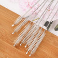 5/10Pcs 20cm Drinking Straw Cleaning Brush Straw Tube Pipe Cleaner Nylon Stainless Steel Long Handle Cleaning Brushes for Straws. 