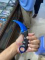 Karambit Blue knife. 