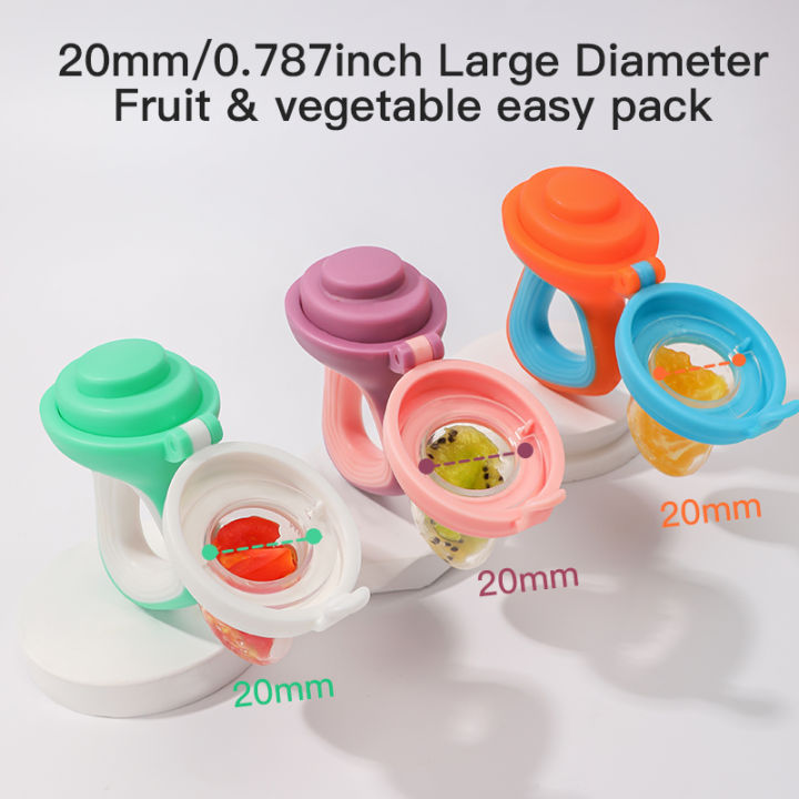 SAIDAH%20Infant%20Baby%20Food%20Fruit%20&%20Vegetable%20Feeder%20with%20Medium%20Mesh%20Bag%20Food%20Grade%20Liquid%20Silicone%20Yummy%20Nourishment%20Feeding%20-%20Image%204
