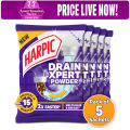 Harpic Drain Cleaning Xpert Powder 45g 1pc x5. 