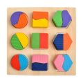Wooden Shapes Toy Set Teaching Tool Early Educational Playing Children Boards Toys Accessories Toddlers Gifts Presents Recognition. 