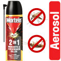 Mortein Aerosol 2 in 1 Mosquito & Cockroach Killer 400ml. 