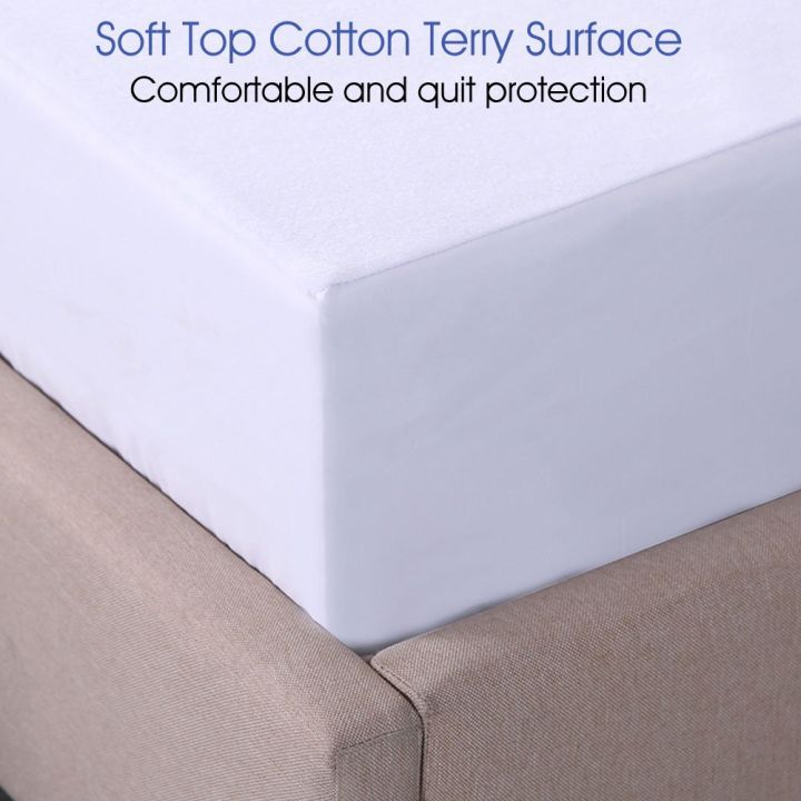 Mattress%20Cover%20Cotton%20Terry%20Cloth%20Waterproof%20Mattress%20Protector%20Deep%20Pocket%20Sheet%20Protector%20Washable%20&%20Anti%20Mites%20-%20Image%204