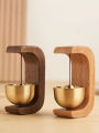 Magnetic Wood Doorbell Chime Hanging Wooden Wind Chimes Japanese Style Doorbells Decorative Loud Door Bell Home Decor. 