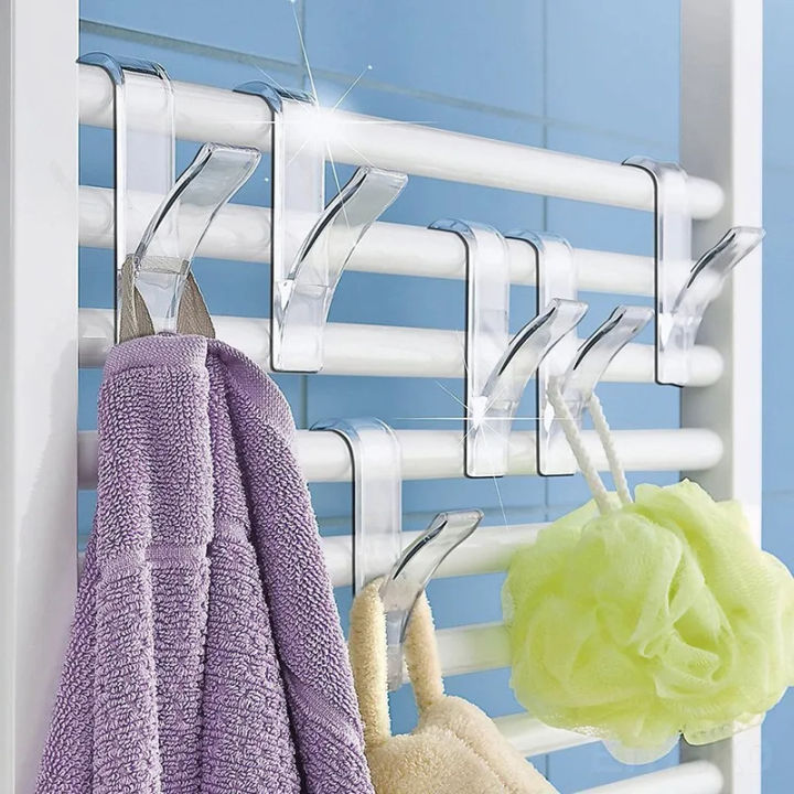Bathroom%20Hanger%20Clips%20Storage%20Racks%20White%20Clear%20Hanger%20Heated%20Towel%20Radiator%20Rail%20Clothes%20Scarf%20Hanger%20Hooks%20Holder%20-%20Image%205