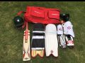 Hard ball cricket kit for 9 to 14 years. Kids  original hard ball kit 10 items including. 