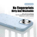 Hot selling liquid silicone phone case for iPhone 14 13 12 11 pro Max soft shockproof cover skin friendly phone case with velvet inside. 