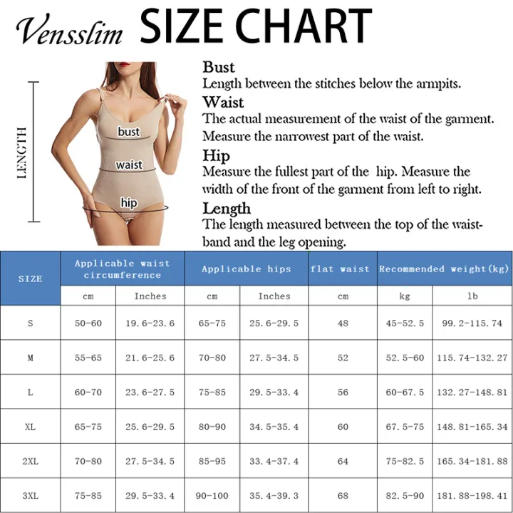 Vensslim%20Women%20Tummy%20Control%20Shapewear%20Waist%20Trainer%20Panties%20Full%20Body%20Shaper%20Adjustable%20Strap%20V-Neck%20Hooks%20Slimming%20Bodysuit%20-%20Image%203