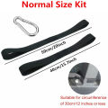 Battle Rope Anchor Strap Kit 2 Nylon Straps 1 Metal Carabiner Protect Crossfit for Rope Undulation Training Workout Fitness. 