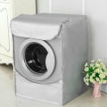 1PC Waterproof Dustproof sun protection dryer Cover Household Protective cover Washing machine cover Laundry Silver Coated Cover.