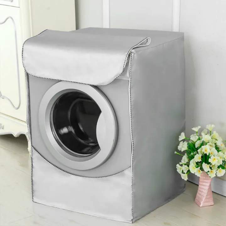 1PC%20Waterproof%20Dustproof%20sun%20protection%20dryer%20Cover%20Household%20Protective%20cover%20Washing%20machine%20cover%20Laundry%20Silver%20Coated%20Cover%20-%20Image%205