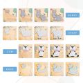 3D Wooden Cartoon Animals Cognitive Puzzles For Kids Children's Wooden Puzzles Toys Colors Shapes Baby Educational Toys Game. 