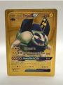 Pokemon ALOLAN GOLEM GX Gold Foil Pokémon Card |. 