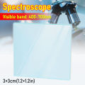 30X30X1.1mm 50R/50T Optical Laser Len Optical Beam Splitter Plate For Teaching Light Camera Laser Spectrum Analysis Instruments. 