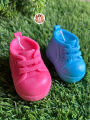 Cute pink and blue baby shoes candles for gender reveal party_customized_birthday party_birthday gifts_giveaways_baby shower_other kids event. 