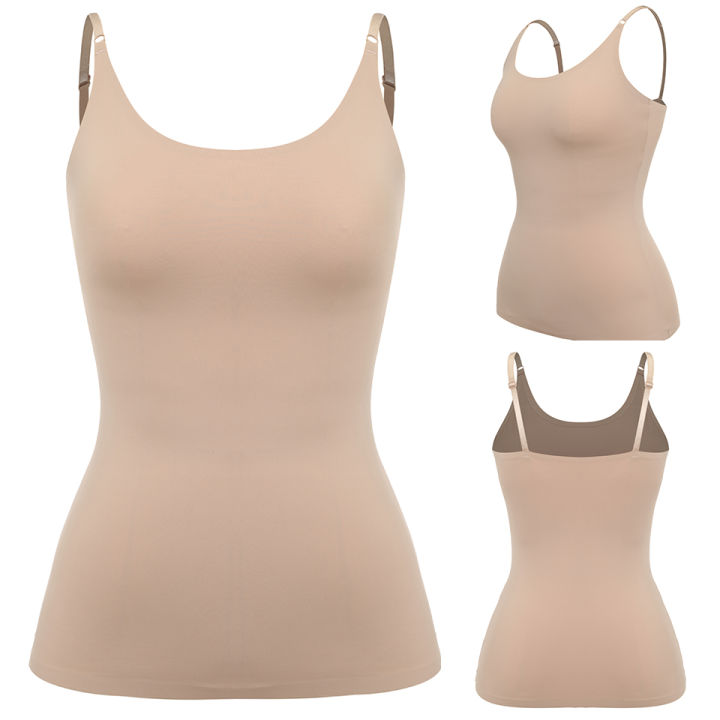 Women%20Tummy%20Control%20Shapewear%20Smooth%20Body%20Shaping%20Camisole%20Tank%20Tops%20Plus%20Size%20Slimming%20Underwear%20Seam-free%20Compression%20Shaper%20-%20Image%207