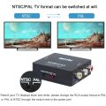1080P HDMI-compatible To AV RCA Adapter Converter Box RCA AV CVSB LR Video Composite AV Scaler Converter for HDTV PC Projector. 