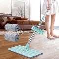 Microfiber Flat Mop Hand Free Squeeze Cleaning Floor Mop. 