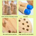 Montessori Wooden Memory Match Stick Chess Board Game Logic Braintease Toys for Boys and Girls Early Education Color Recognition. 