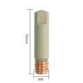 2/5/10PCS MB-15AK 14AK Welding Contact Tips Coating Protect 25mm M6 Gas Nozzle Tip 0.8/1.0/1.2mm MIG Welding Torche Tool Part.