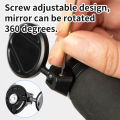 Rrskit Bike Handlebar Plug Rear View Mirror for MTB and Road Bikes Various Grips Adjustable Bicycle Handlebar Rear View Mirror. 