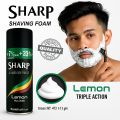 SHARP Menthol Lemon Shaving Foam – 400ml - Girlez. 