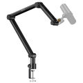 Professional Flexible Desktop Microphone Hanging Adjustable Boom Scissor Arm Stand for Live Streaming, Gaming. 
