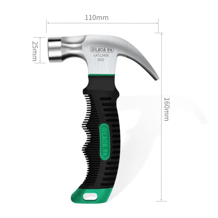 LAOA%20Mini%20Claw%20Hammer%208OZ%20Nail%20Hammer%20Tool%20Steel%20Woodworking%20Striking%20and%20Electronic%20Tools%20-%20Image%206
