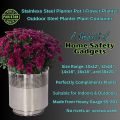 Rust Proof - Stainless Steel Planter Pot - Gamla Case - Gamla Stand - SS Plant Pot - Plant Casing - Urn Case. 