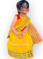 Tangail New Popcorn Babe Saree for Kids, Silk, Special Occasion Day Saree from Sirajganj Textile. 