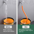 Universal Interface Kitchen Faucet Extender Hose 360° Rotating Bending Water Saving Tap Filter Extension Splashproof Tube Pipe. 