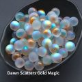 10pcs Glass Marbles With Starry Speckles, Fun Marble Games Accessories, Decoration For Aquarium, Yard, Bonsai, Pathway. 