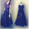 Fancy Net Umbrella Maxi Pearl Long Gown Frock Pakistan Net Frock. 