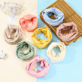 Kids Cotton Scarf Multipurpose O Neck Ring Scarf Solid Print Children Autumn Winter Warm Windproof Scarves For Boys Girls. 