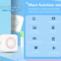15 Portable Mini Printer, 57x30mm Thermal Paper Printing, No Ink Printing, 200DPI Wireless Bluetooth Mini Printer, with Cutter, Support APP, Android and IOS. 