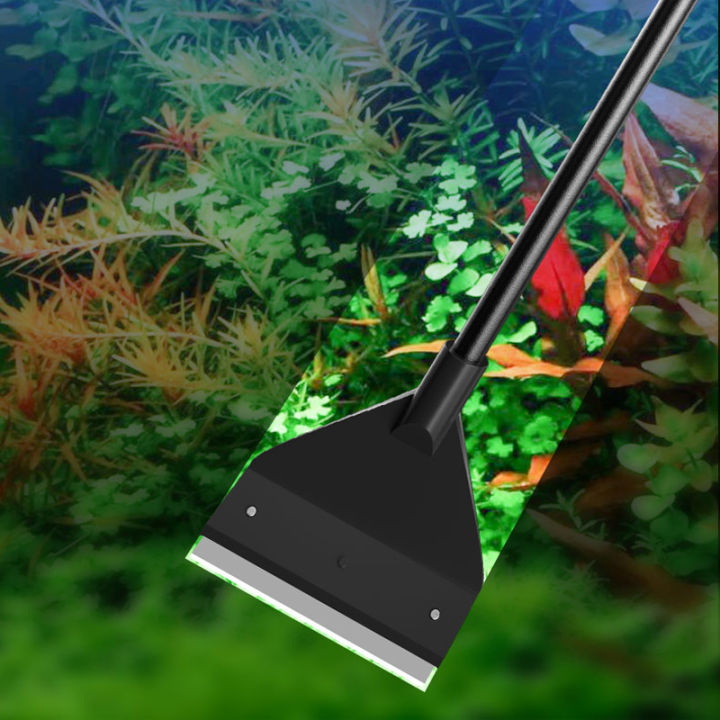 Aquarium cleaning tool fish tank flat sand algae removal dual-use glass ...